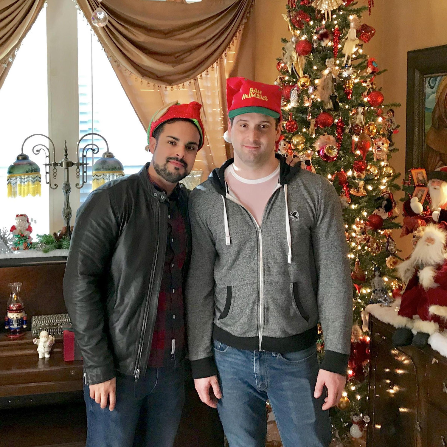 Our first Christmas after getting engaged. December 2018.