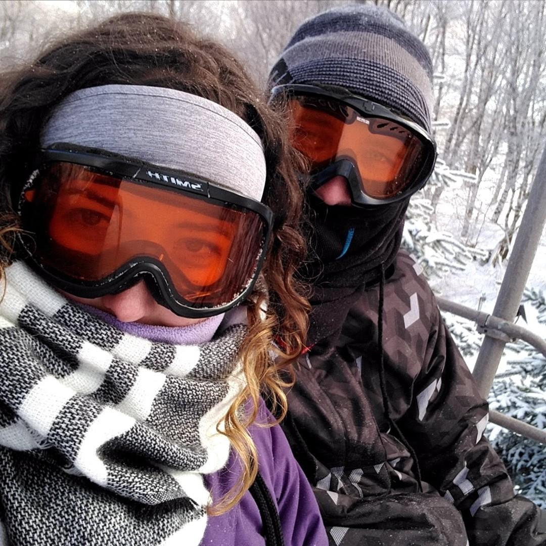 Snowbunnies enjoying skiing and snowboarding at Seven Springs Mountain Resort.