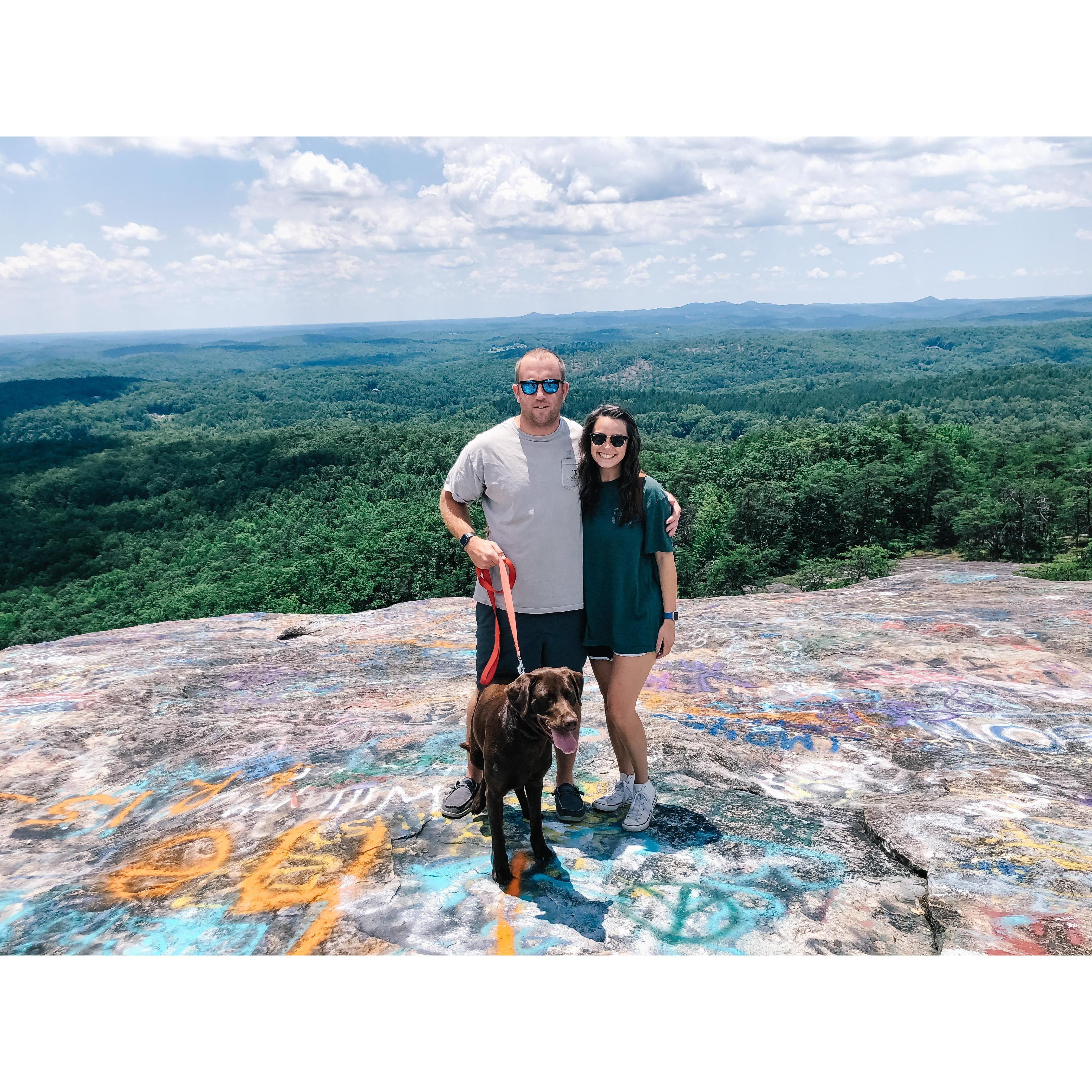 Our first time together on Bald Rock