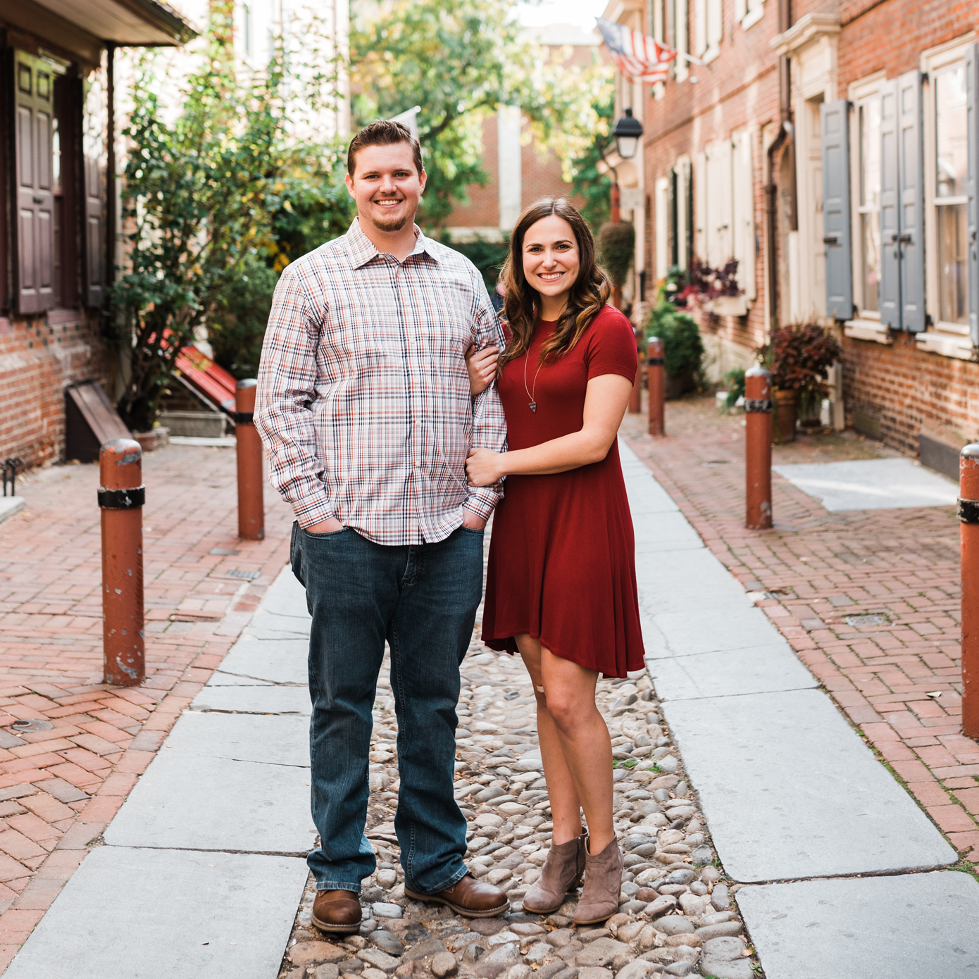 Elfreth's Alley - Where we got engaged!