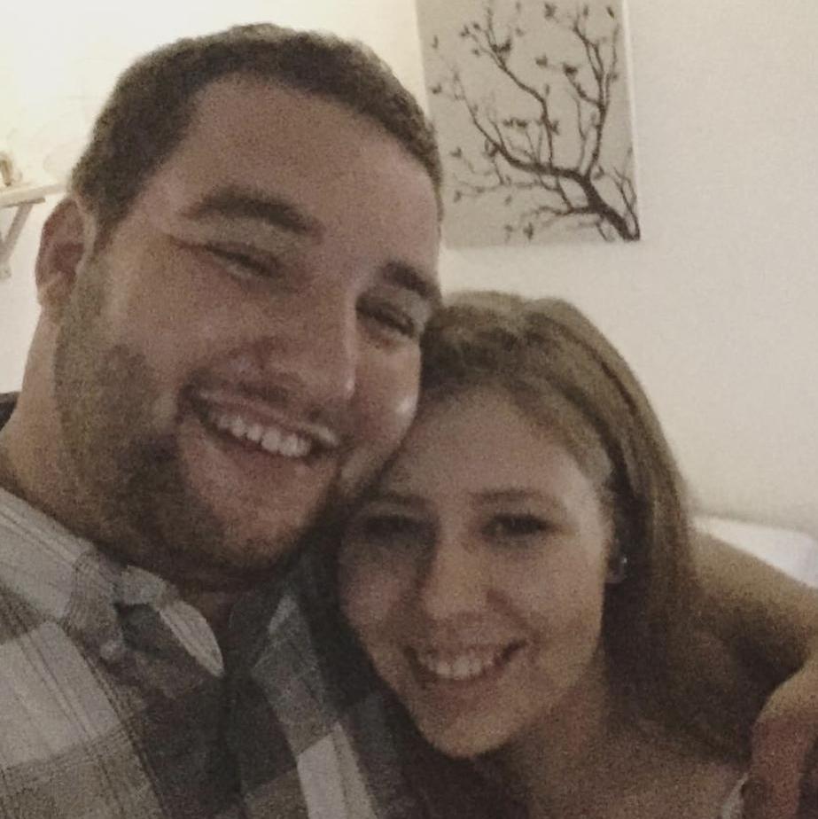 Matt & Alyssa’s very first picture together. August 2, 2015 🤍