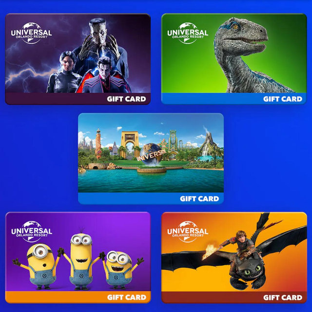 Universal Studios Gift Card