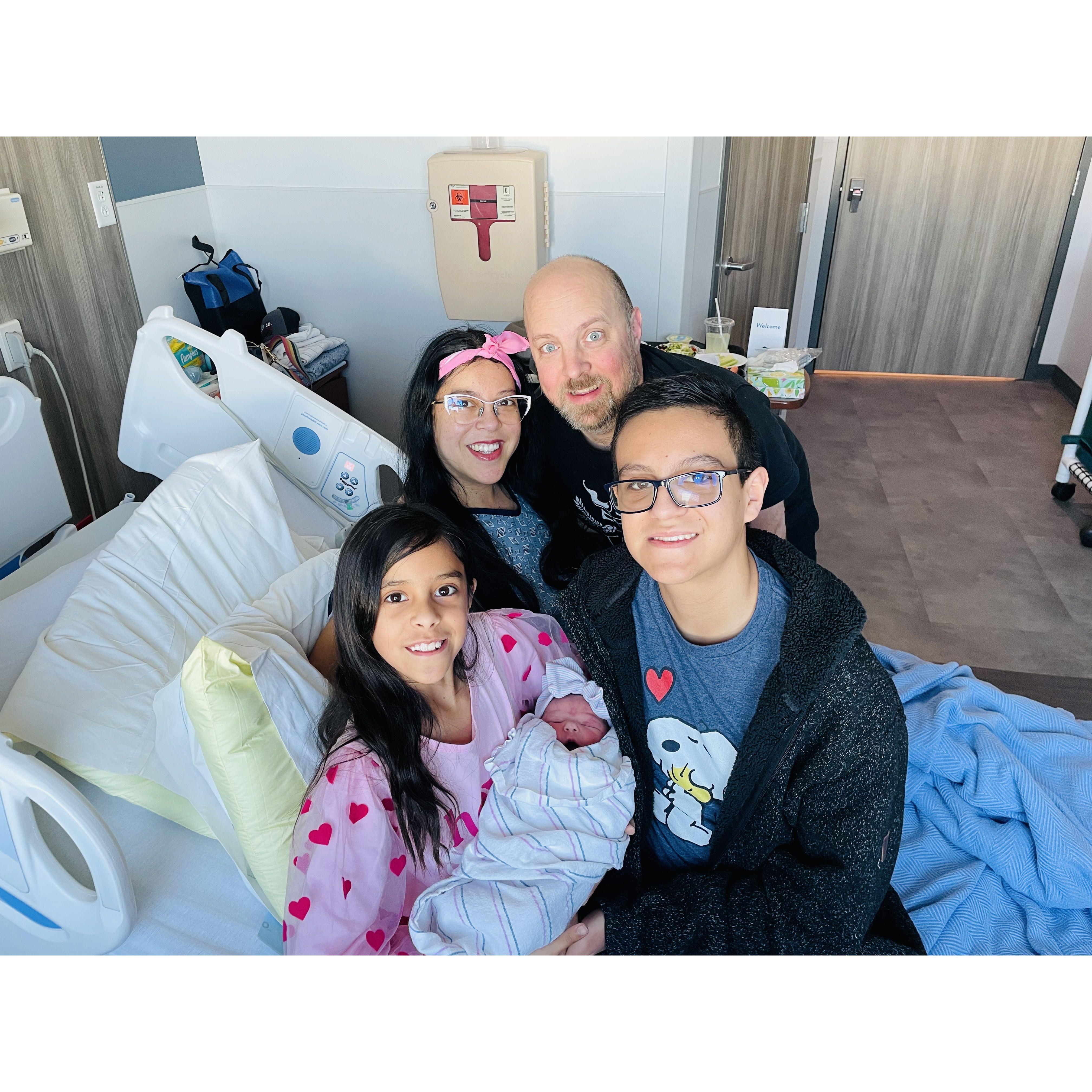 Feb 2025 - Meeting baby sister