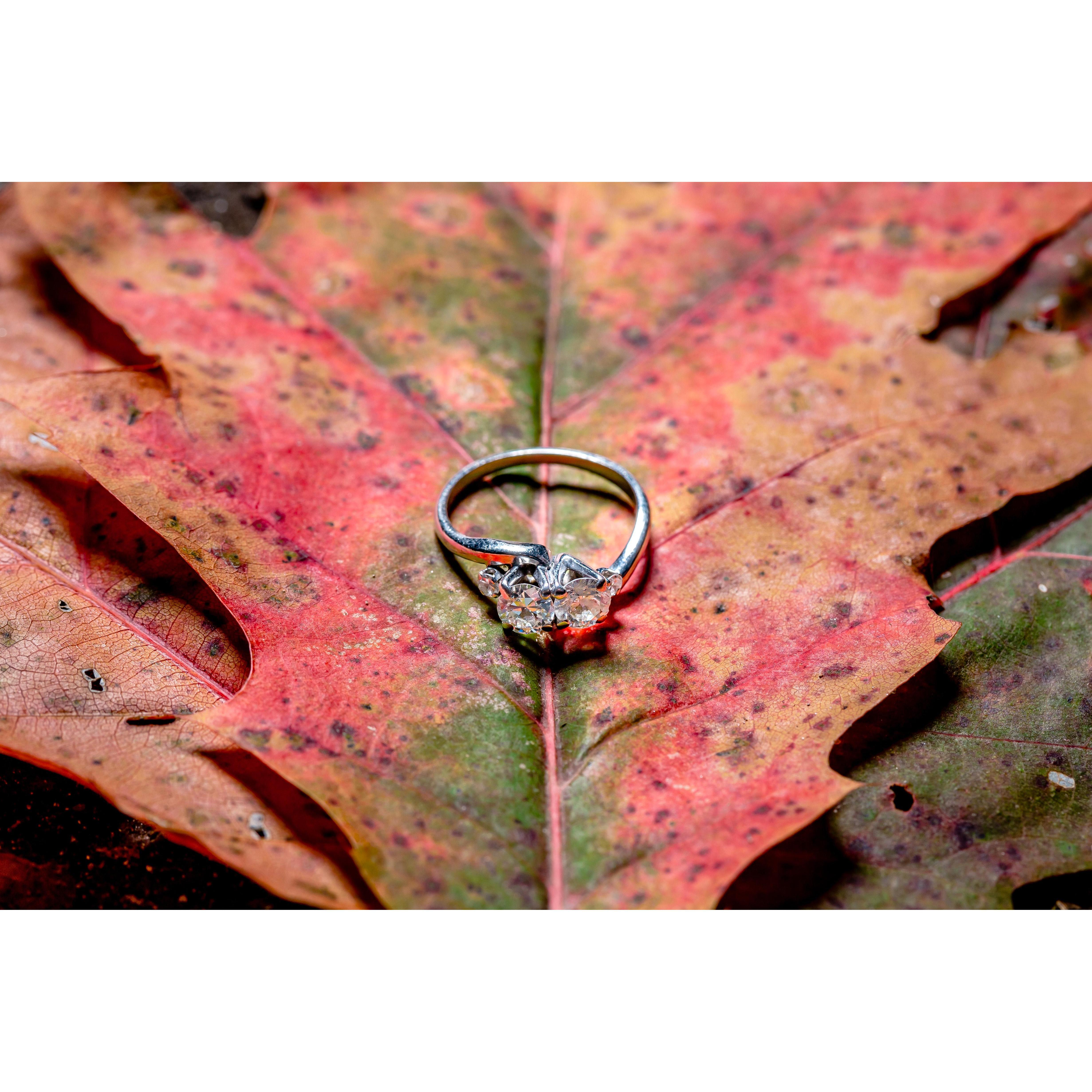 This ring is especially important to us because it belonged to Charlie's grandmother.