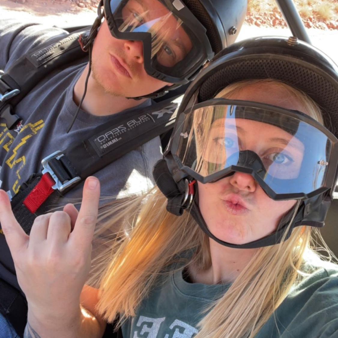 Up in the Sedona mountains on a RZR🏍️