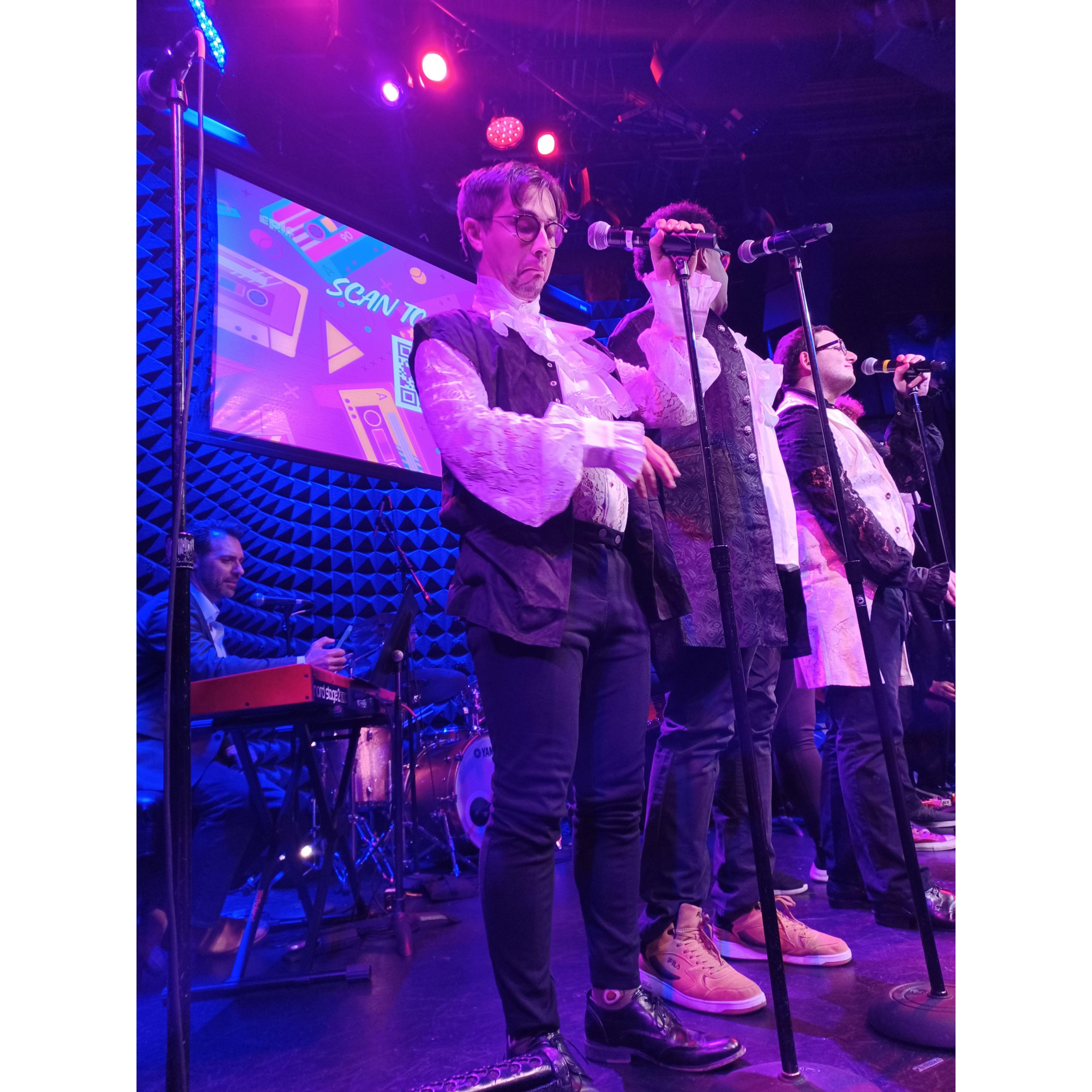 Miles performing at Joe's Pub