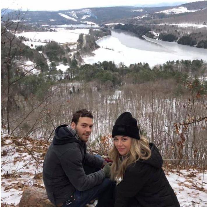 Alexandria's first time in Vermont!