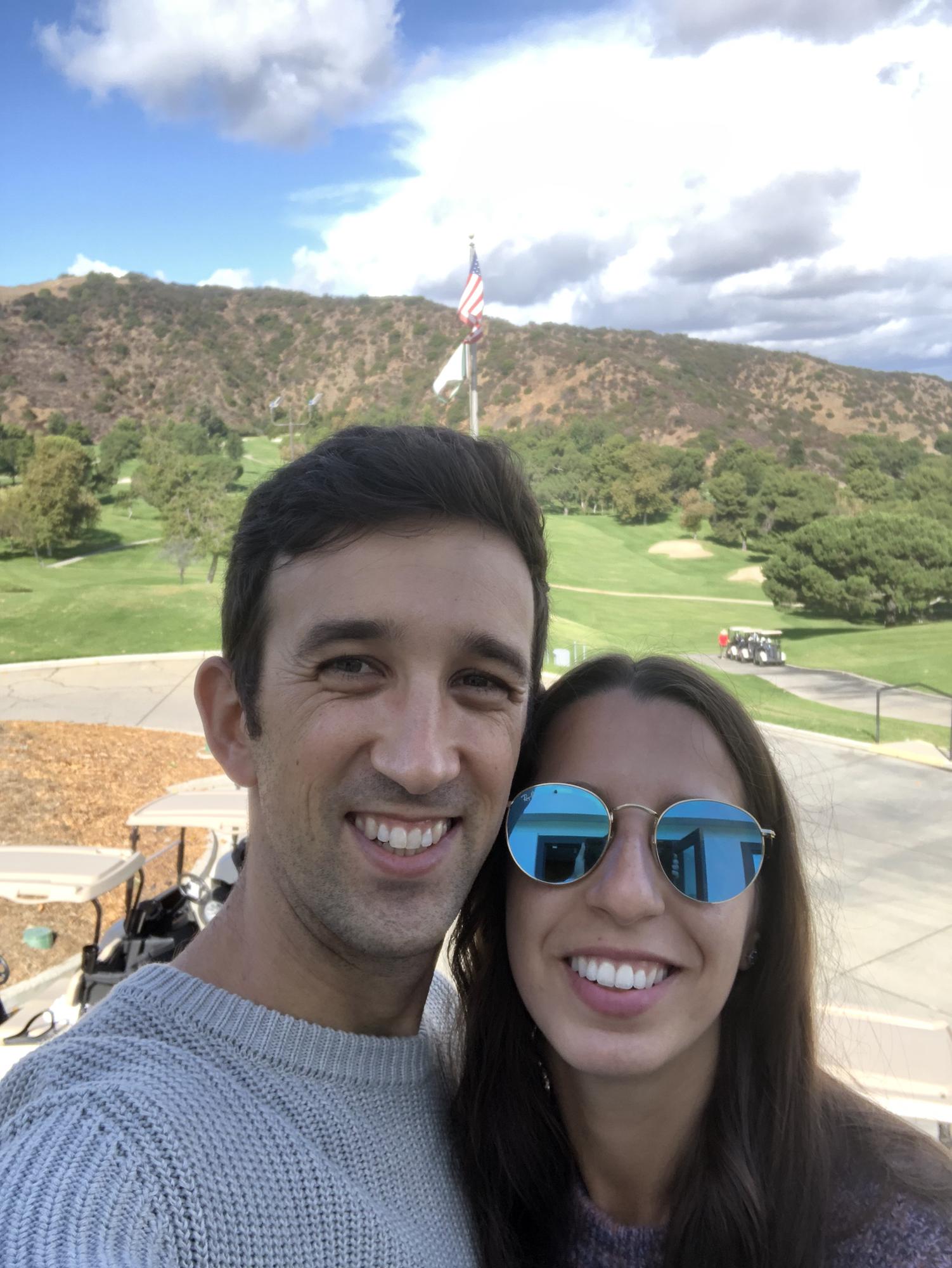 Worked on our golf game