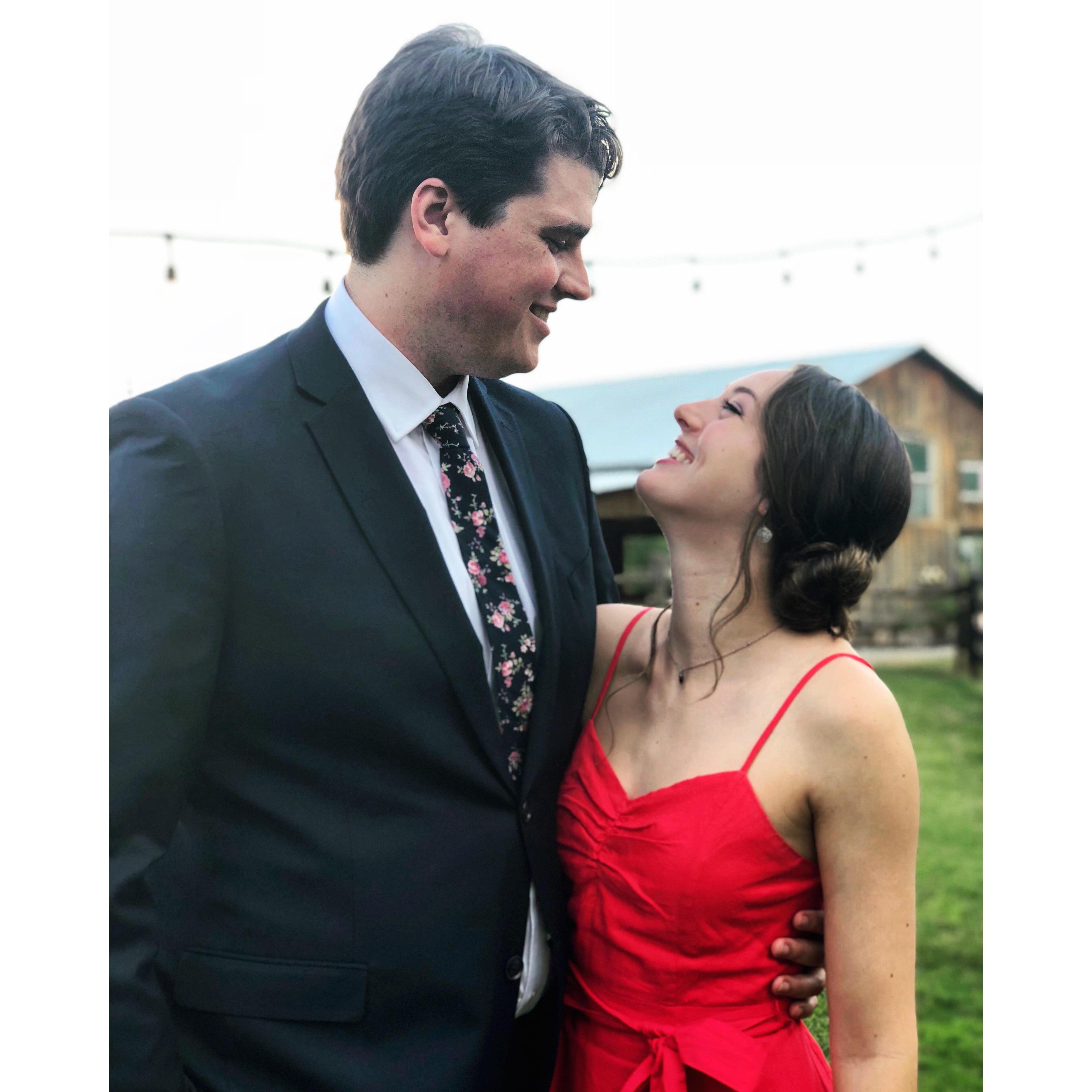 At a friend's wedding 2018