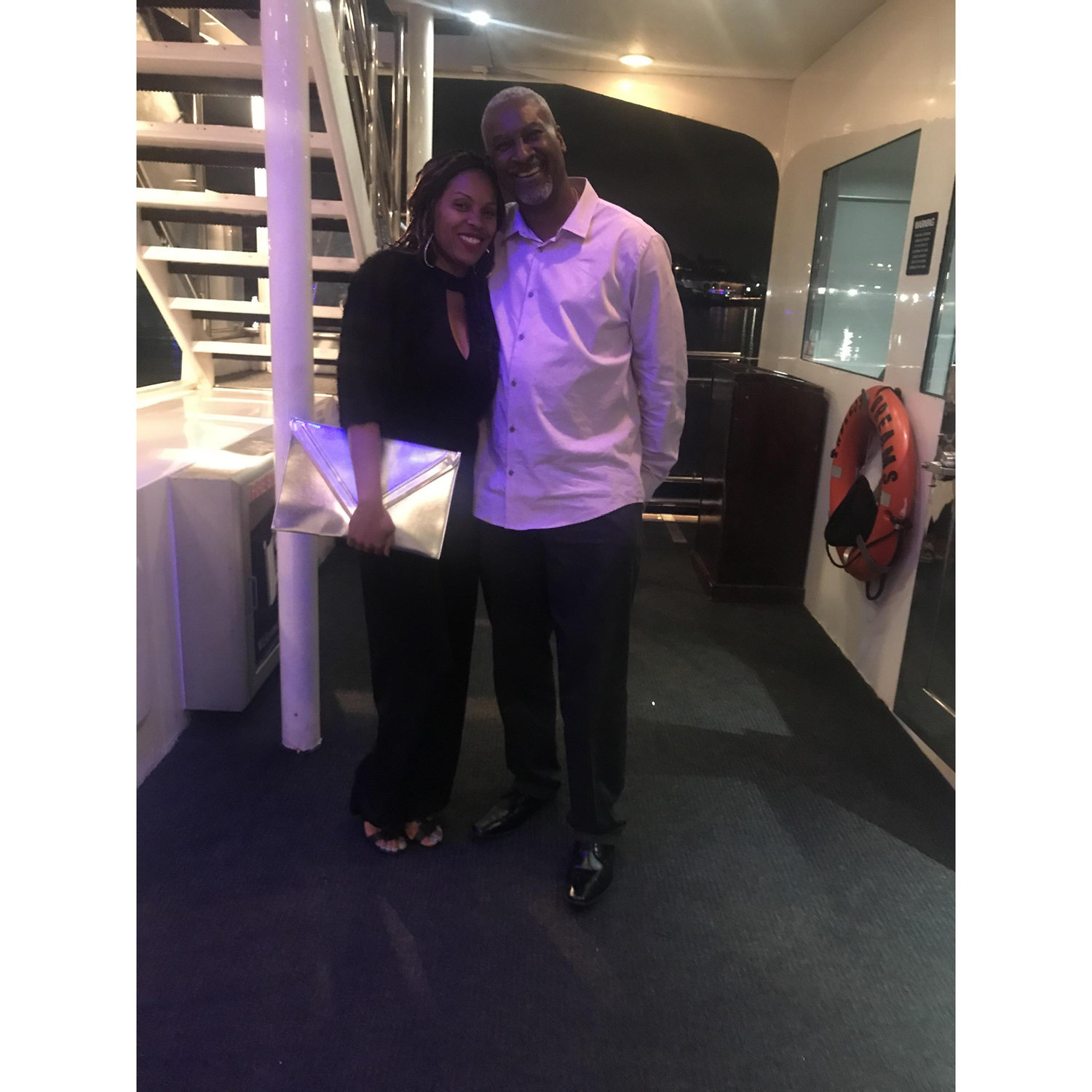 Celebrating my Birthday.  We had a great time.