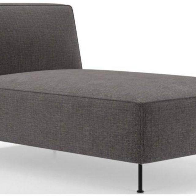 Strom Modern Armless Chaise