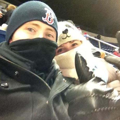 Attending a Patriots play off game in January...a freezing experience.
