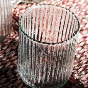 Vaso Cristal Estriado