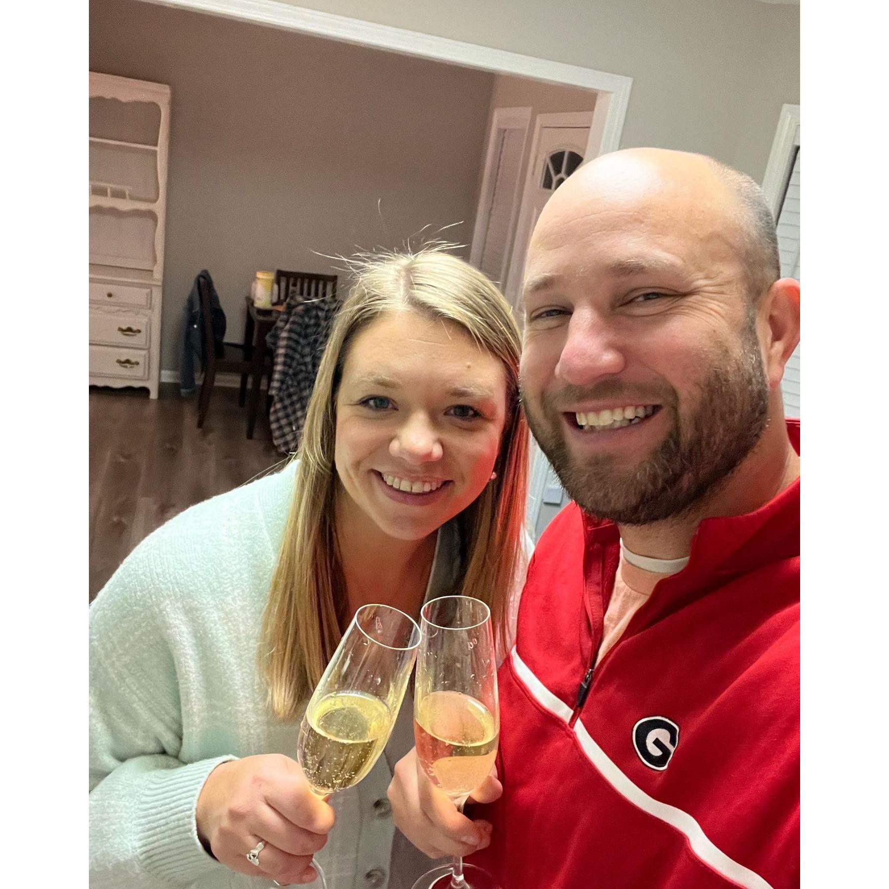 Our first anniversary