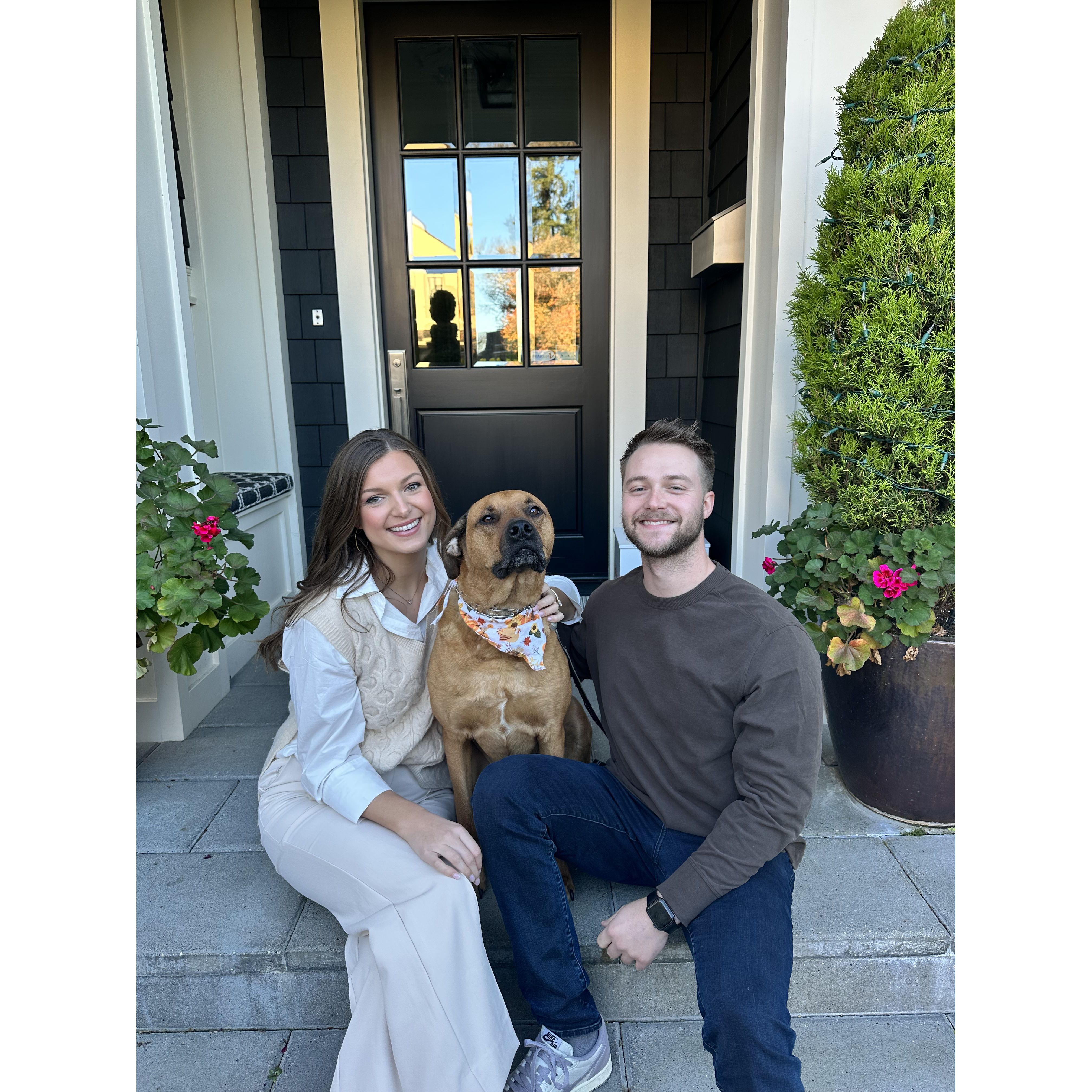 November 23, 2023: Thanksgiving- our first holiday as fiancés!