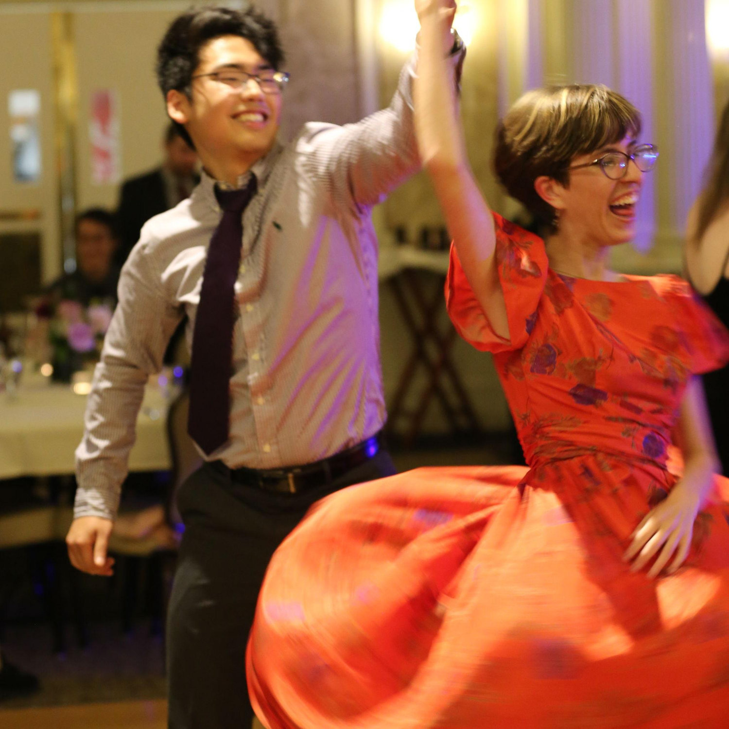 We took west coast swing lessons together in college