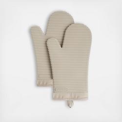 KitchenAid Ribbed Soft Silicone Oven Mitt, Set of 2