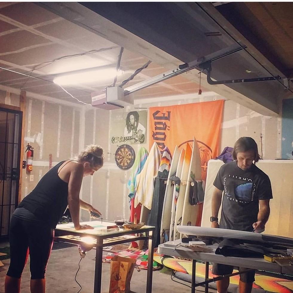 art in our garage!
