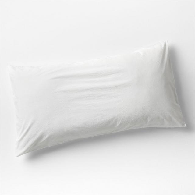 Organic Cotton Crisp White King Pillow Sham