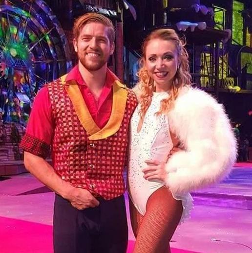 We met as performers for the Dolly Parton Smoky Adventure Christmas Show!