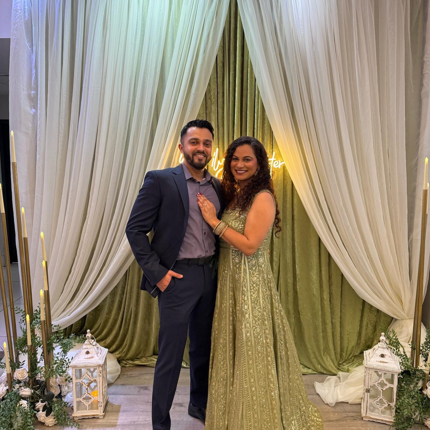 December 21, 2024 - Dressed up for Shelly's cousin's engagement party in California!