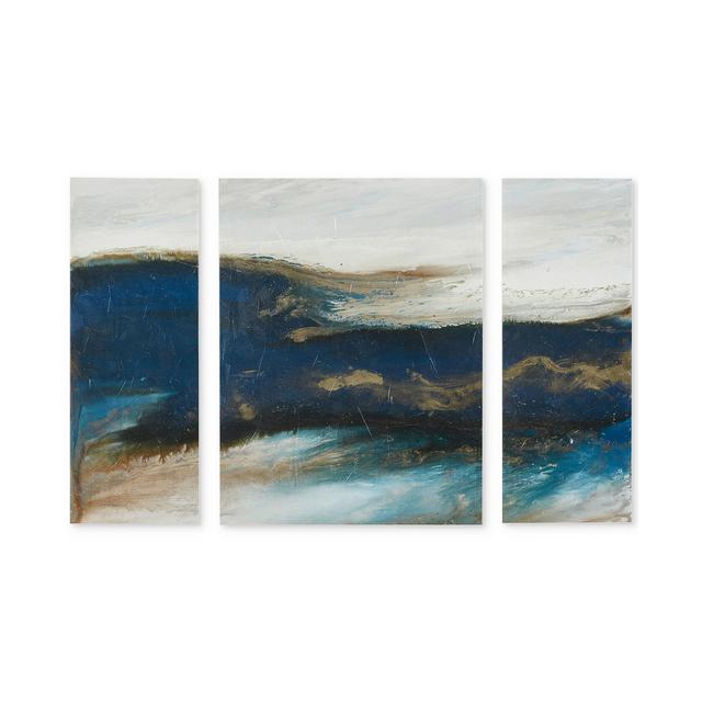 INK+IVY Rolling Waves Canvas Print Set