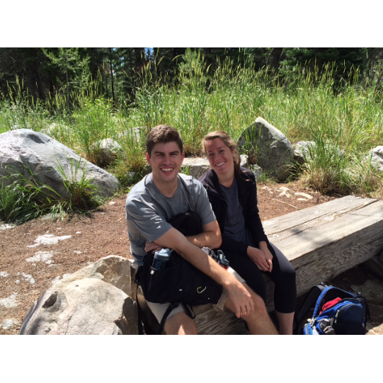 Pit stop on a family hike