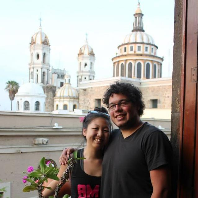 In Guadalajara, Mexico- visiting Erick's grandma