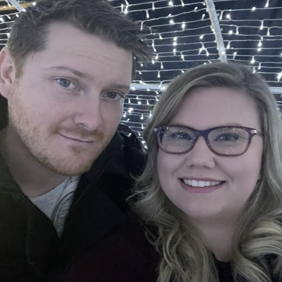 Picking out our first Christmas tree together November 2021