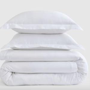 Signature Giza Cotton Sateen Duvet Cover Set - King/Cal King