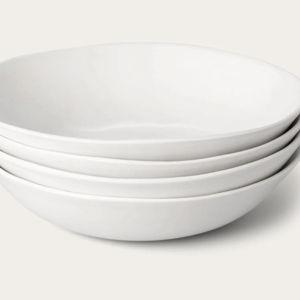 Fable Pasta Bowls - 8pcs - Cloud White