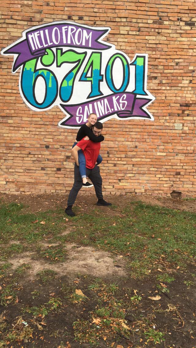 Eric's first trip to Salina on his 21st birthday!