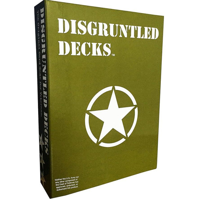 Disgruntled Decks - The Original Military Party Card Game for Veterans - Army-Themed Deck