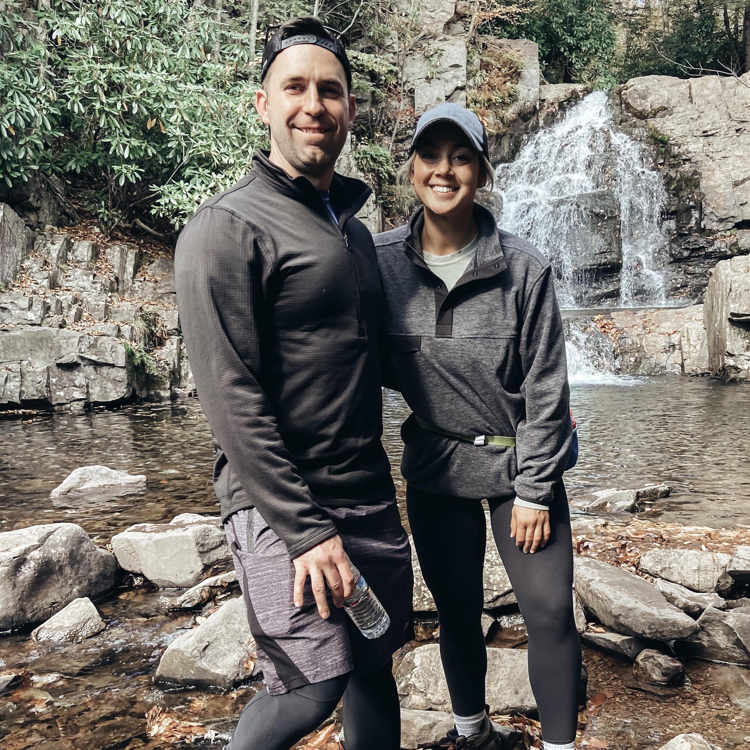 One of our first hikes/dates!