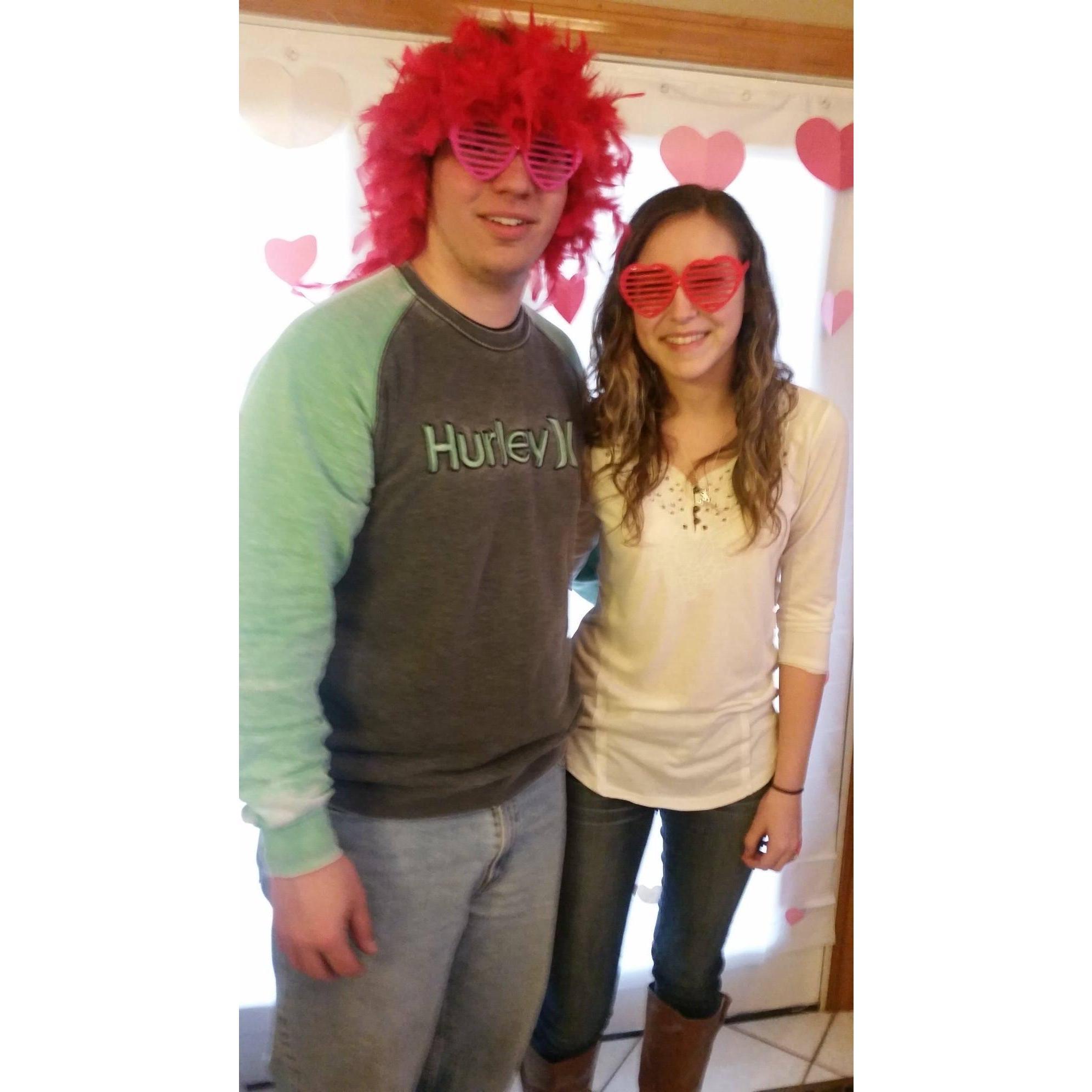 Our first Valentine's day in 2015!