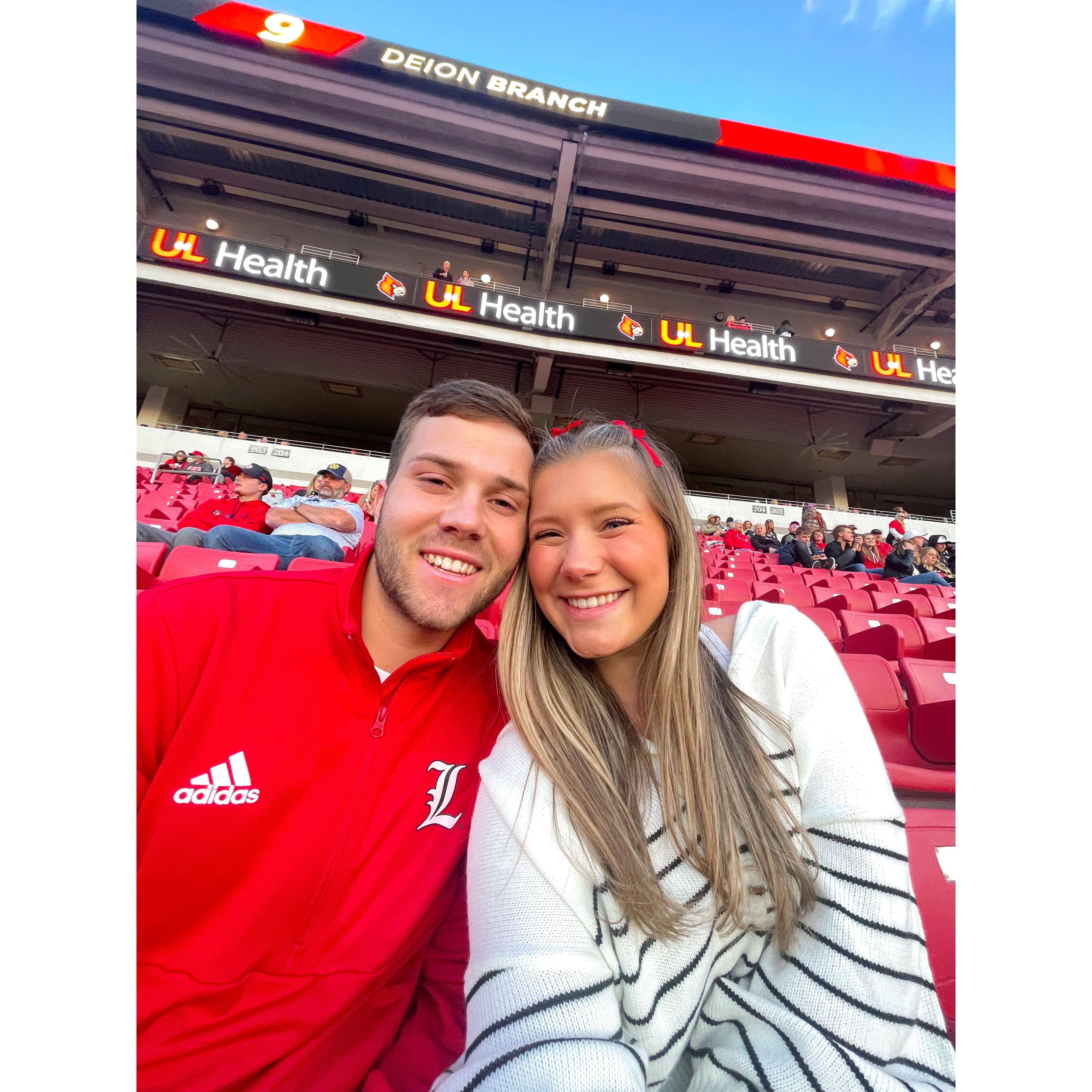 Louisville vs. Notre Dame football game