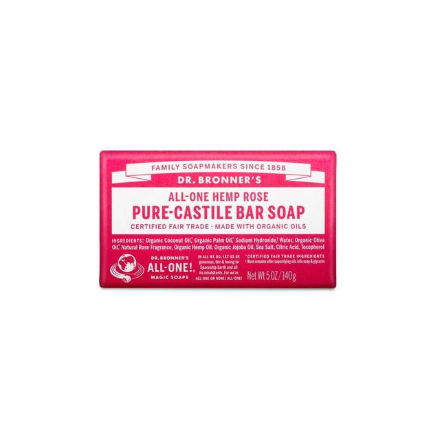 Dr. Bronner's Rose Bar Soap - 5oz