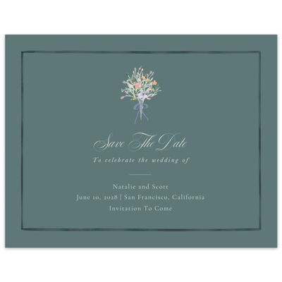 Blue Spruce Wedding Digital Save the Date - Pesco Landscape