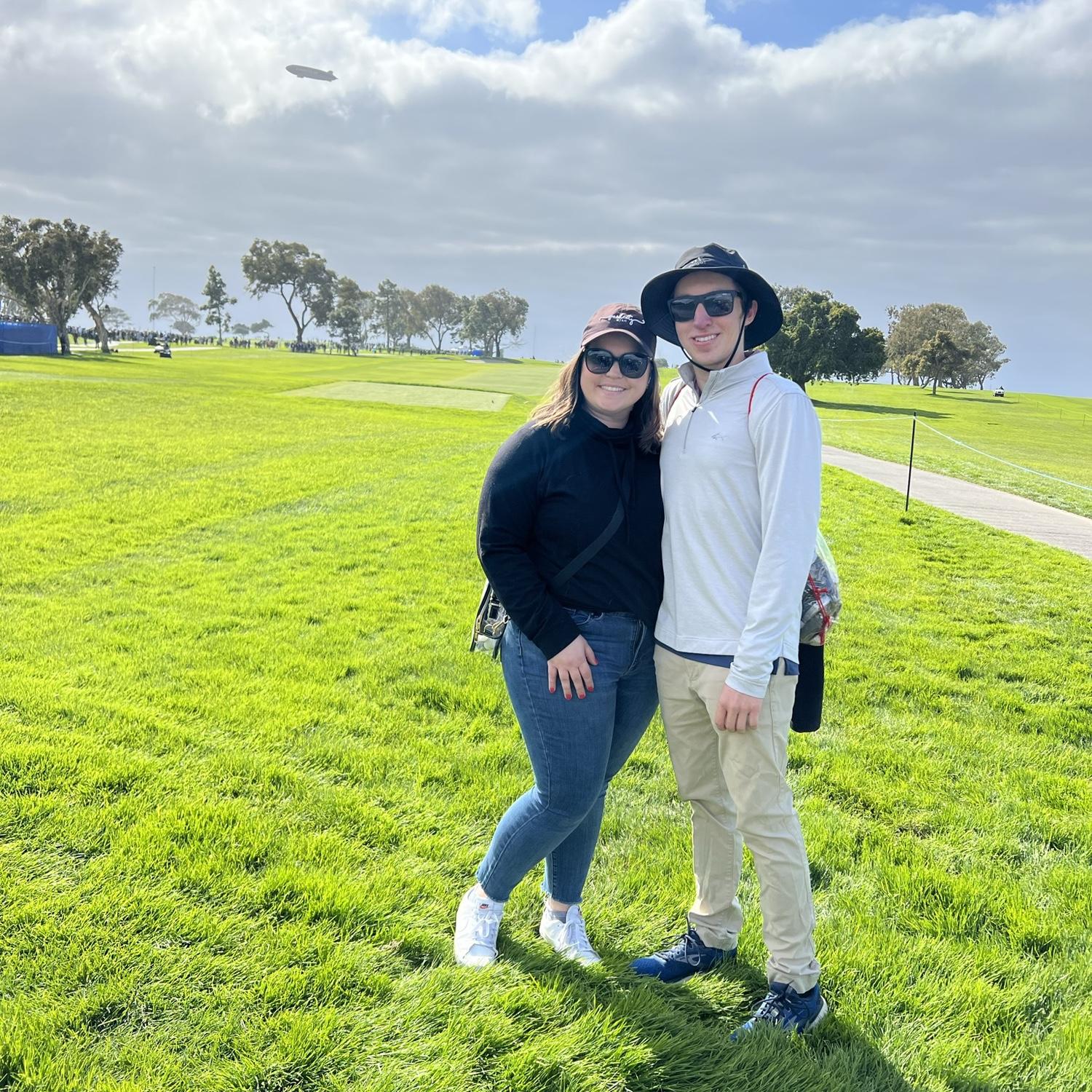 We love golf tournaments!