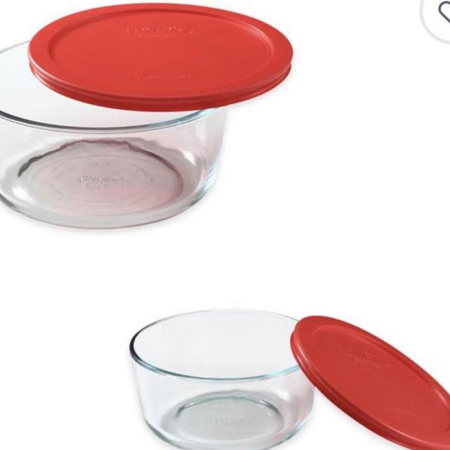 Buy Pyrex® Storage Plus 4-Cup Round Glass Bowl with Cover