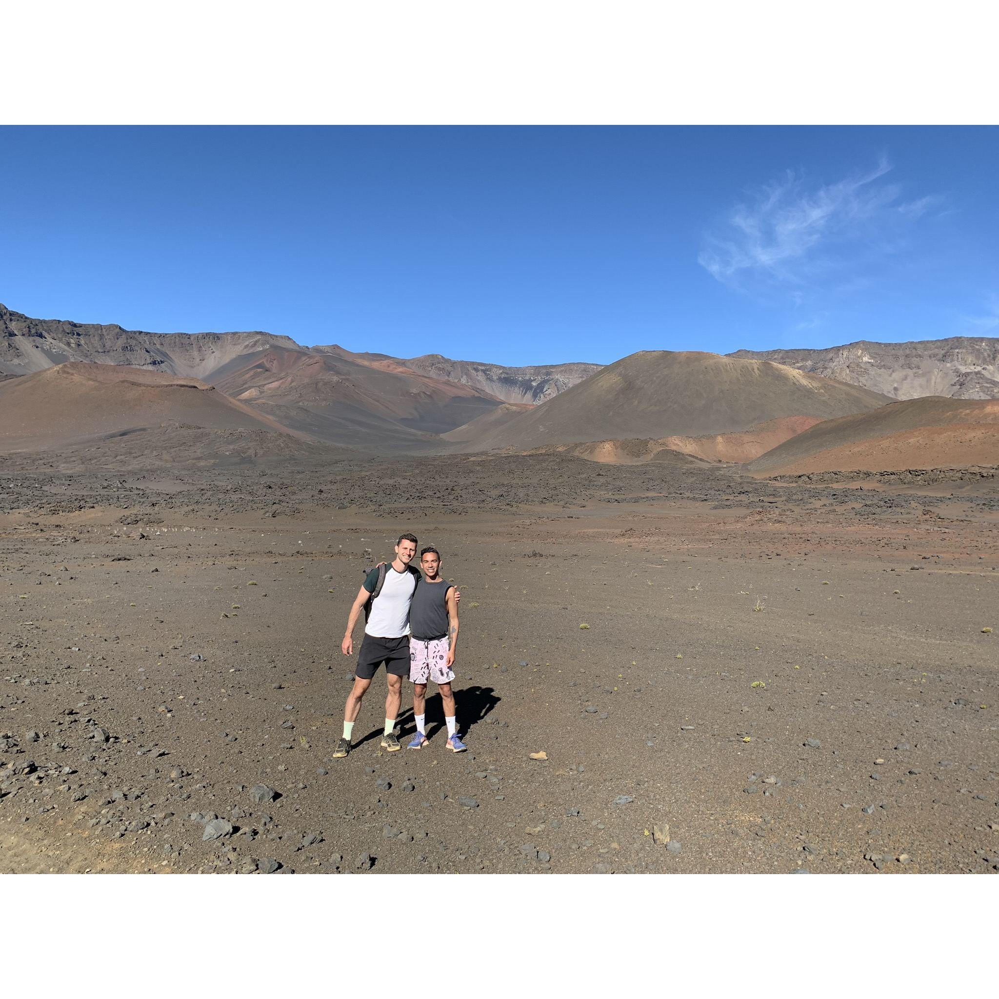 Haleakala Crater in Maui