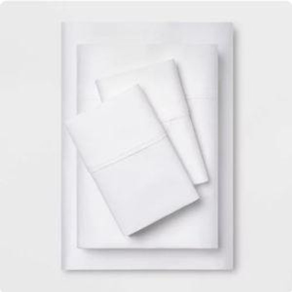 Solid Performance 400 Thread Count Sheet Set (Queen/White) - Threshold™