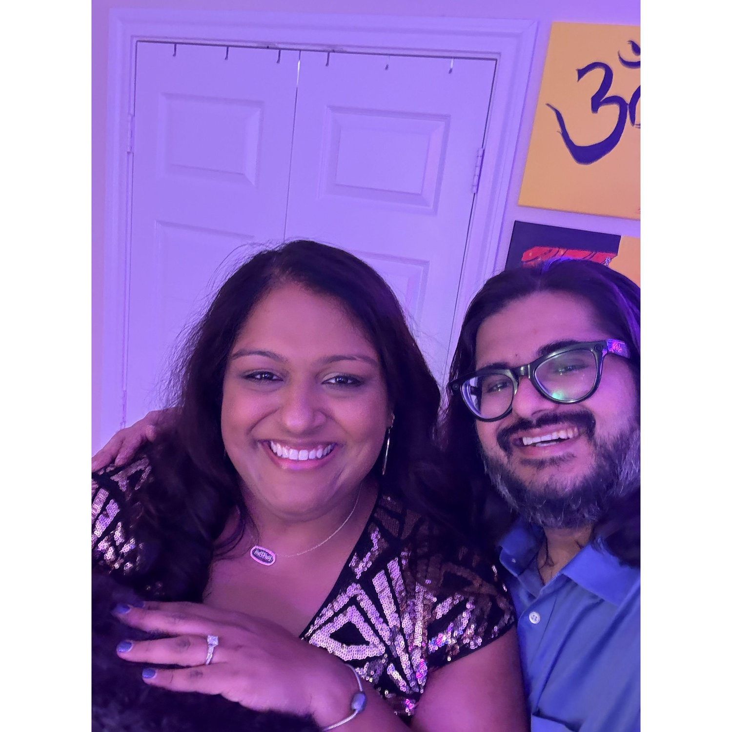 Right after I said Yes after he asked if we could be each other's forever.