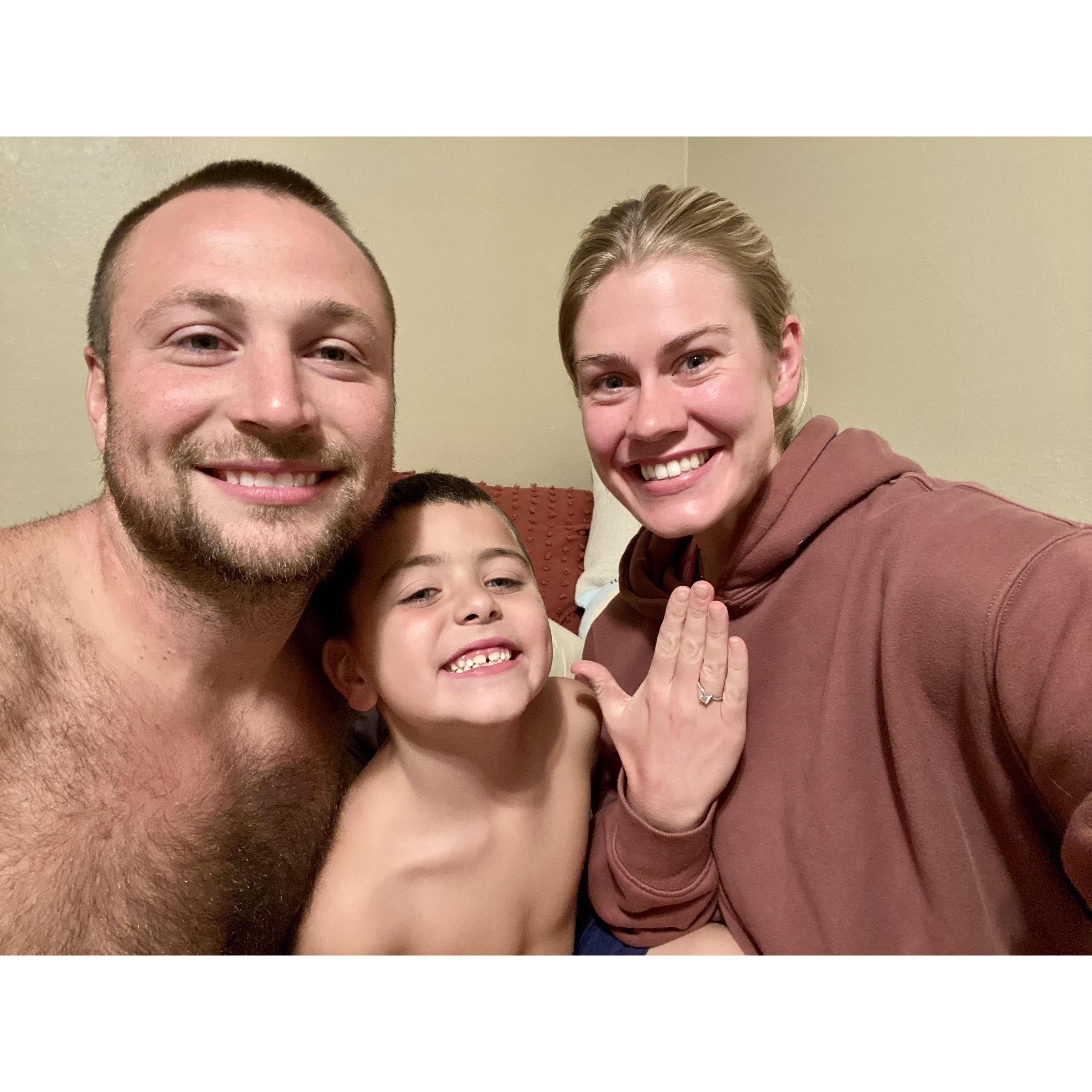 The night we got engaged!! 9-21-24