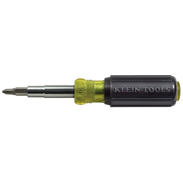 Screwdriver and Nut Driver 11-in-1 Multi Tool, Industrial Strength Bits, Cushion Grip Handle Klein Tools 32500