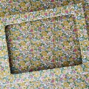 Liberty Fabric Photo Frame in Yellow Betsy Boo