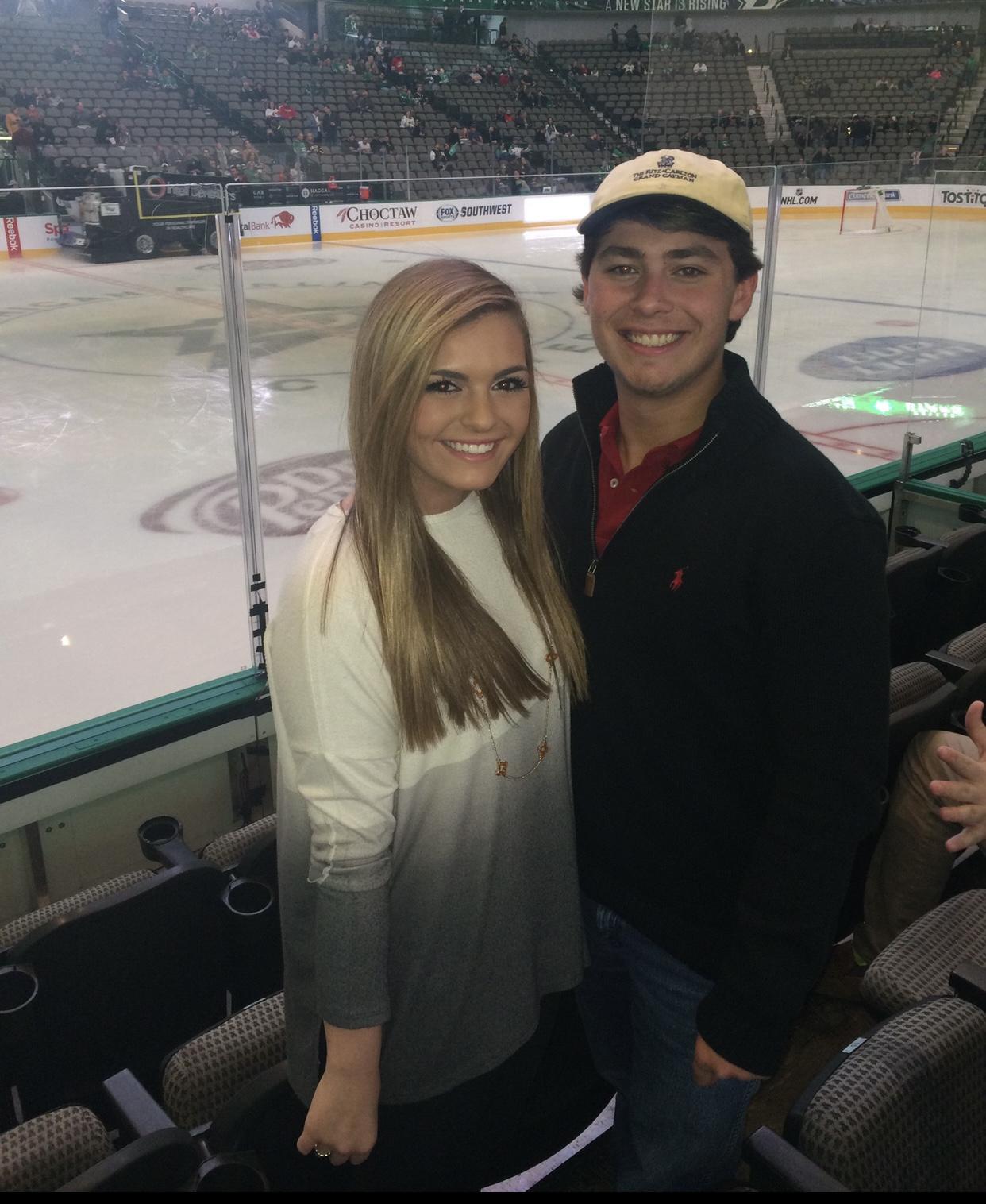 First date to the Stars game in 2014