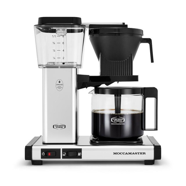 Moccamaster by Technivorm KBGV Select Coffee Maker, Polished Silver