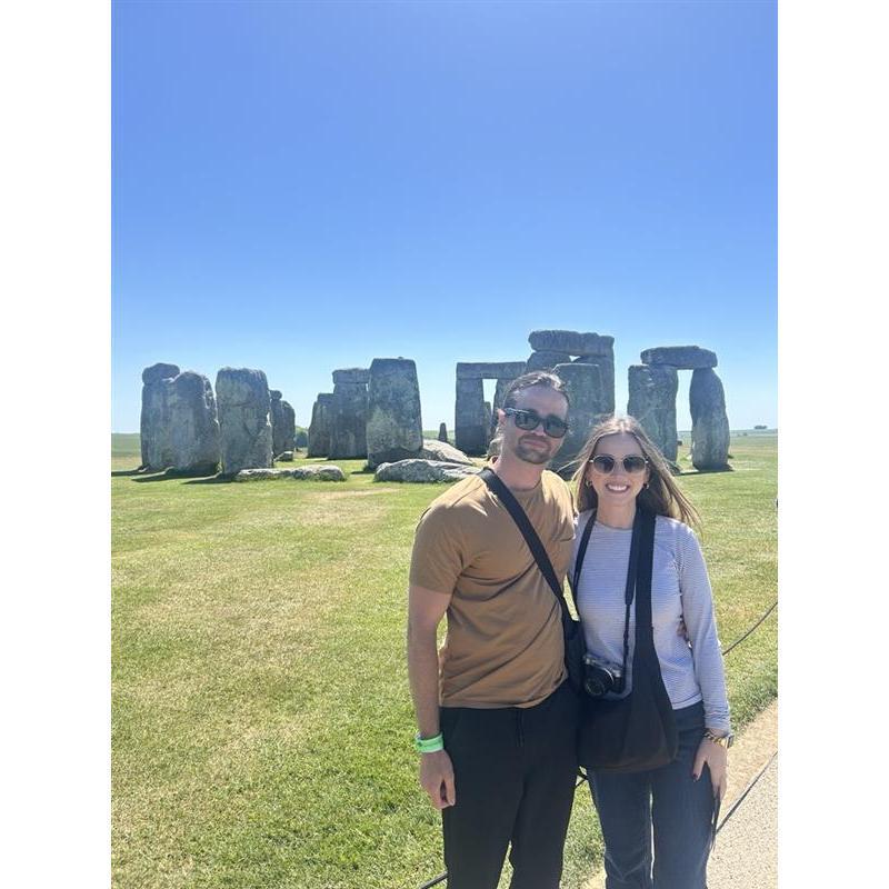 Stonehenge in England in May 2025