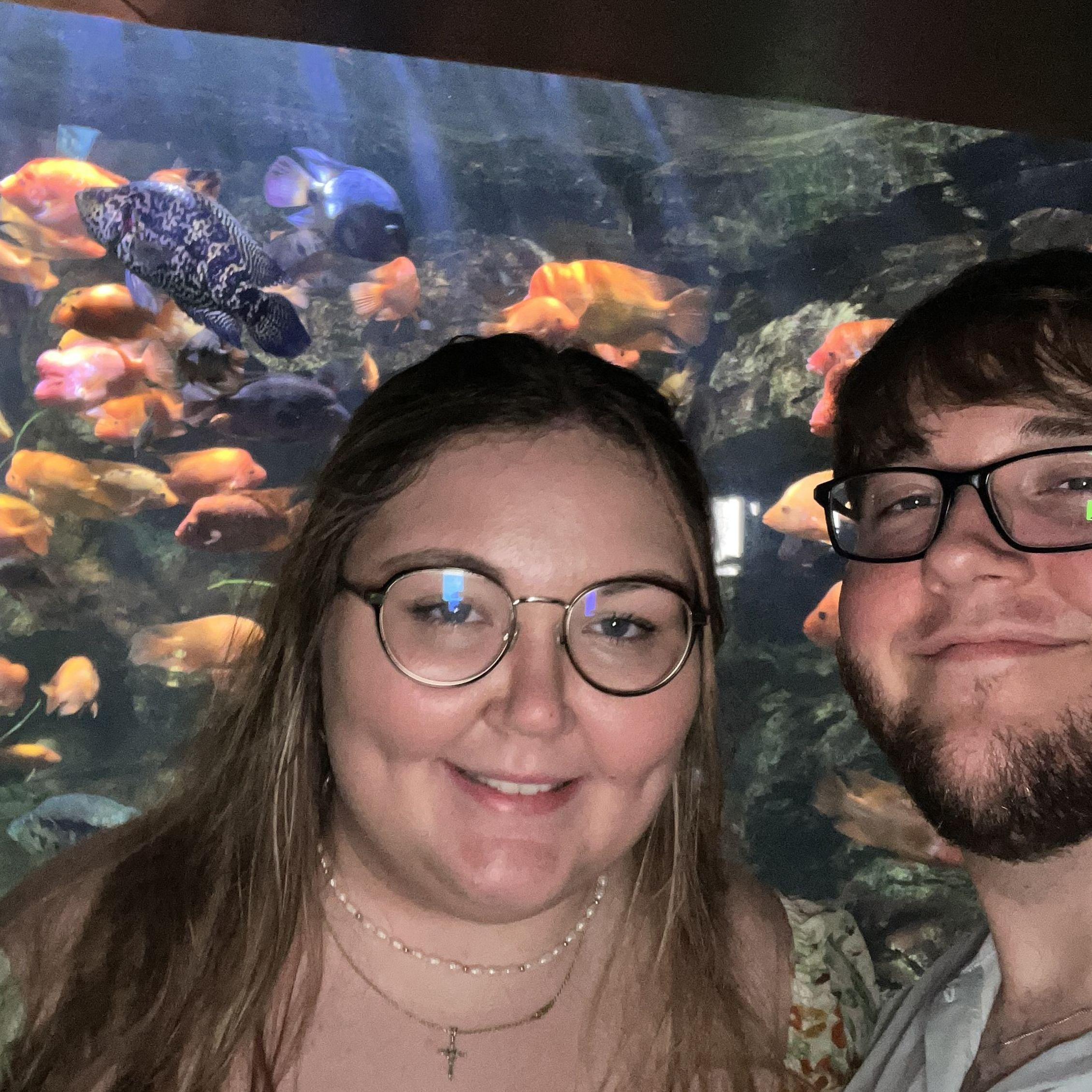 At the Chattanooga Aquarium! 7.21.23.